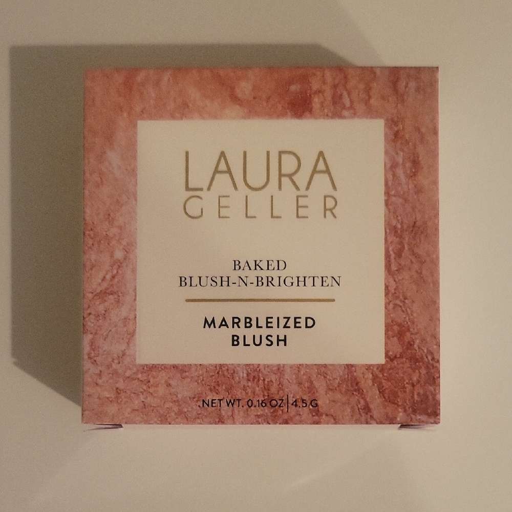 Laura Geller Baked Blush-N-Brighten Marbleized Blush - Soft Pink